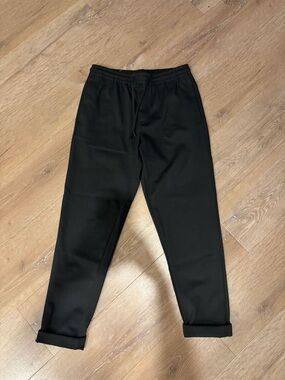 Men's Black Jogger Pants - Casual Elastic Waist